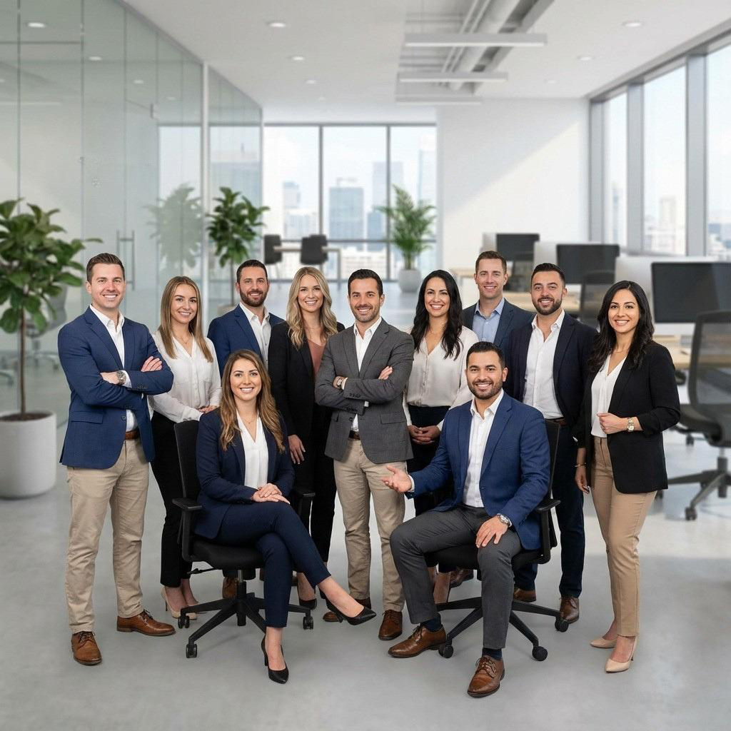 Photo de l'équipe de l'agence